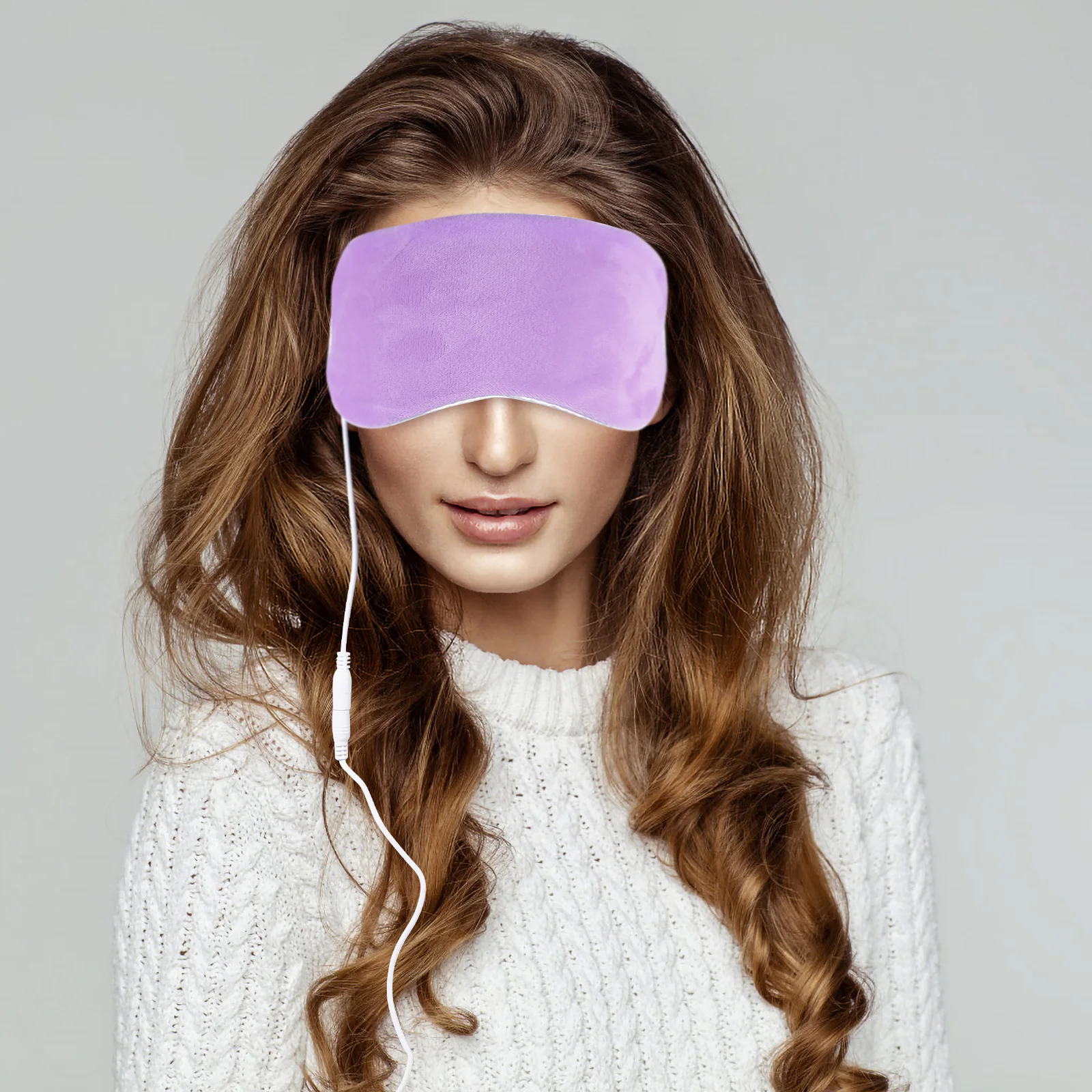 

1pc Usb Heated Pad Powered Warm Pad For Dry Relief Eye Usb Powered Eyes Mask Fatigue Reduction Steam Eye Patch Sleep Mask