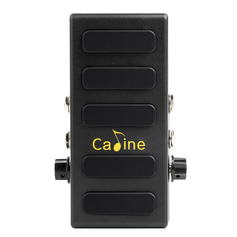 Caline CP-31P Volume Pedal Dual Channel Boost Regulation EXP Guitar Effects Pedal Guitar Volume Pedal EXP Guitar Black Pedal