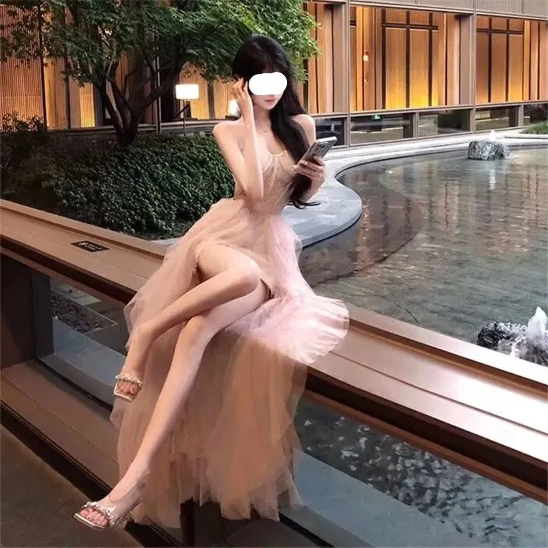 

Sexy Me f Skirt Two-Piece Set Women's Faionable Summer New Arrival Ele Trendy Tube Top And Skirt Combo