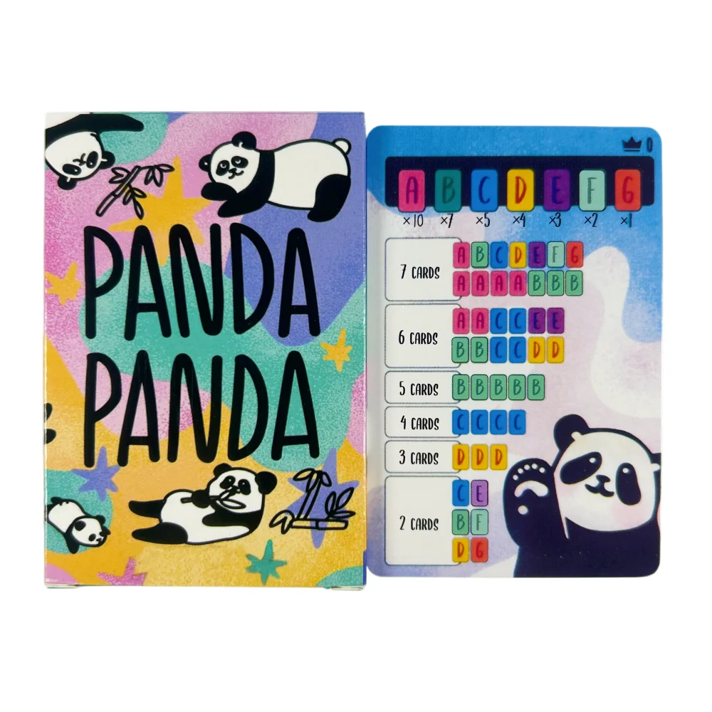PANDA PANDA Board Game Cards 2-4 Players Family/Party Funny Table Game Friends Entertainment Strategy Cards Game