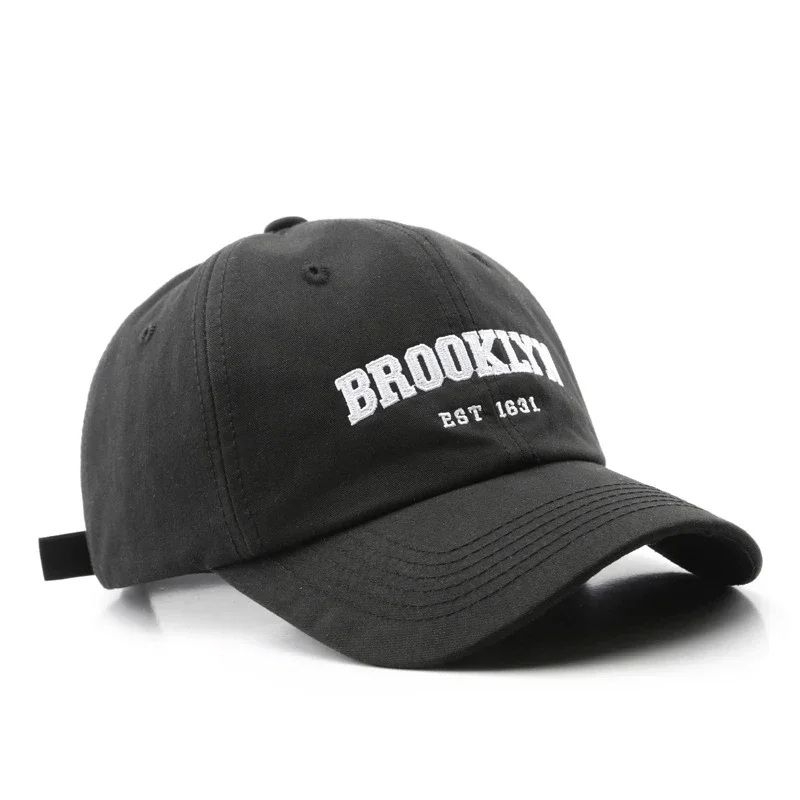 

Alphabet Embroidery Curved Brim Baseball Cap, Outdoor Travel Sunscreen Sun Hat, Men's and Women's, 2022, Bone Closure