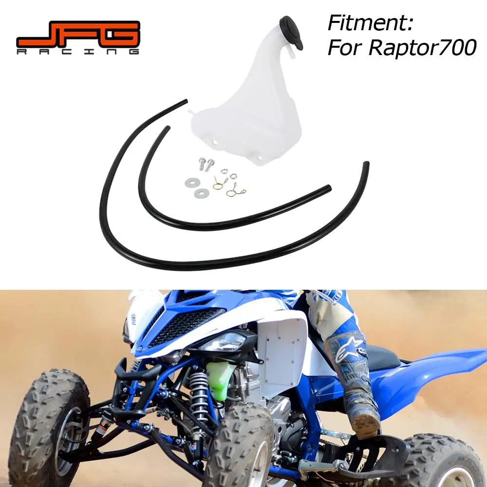 

ATV Radiator Tank Water TankCoolant Bottle Overflow Reservoir Tank PE For Yamaha Raptor700 Raptor 700 Motorcycles Accessories