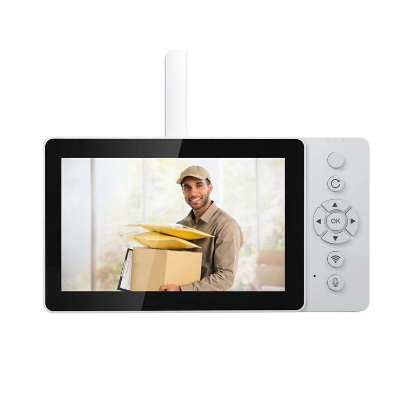

SH054 5Inch Screen 4MP 1440p Wireless WIFI Doorbell 120Degree Wide Angle Video Door Phone Visual Door Viewer Camera-TCES