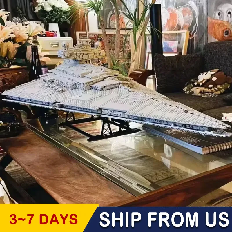 

IN STOCK UCS Technical Imperial Star Destroyer battle ship Moc Building Block class toy gifts Christmas 4784pcs 75252 81098