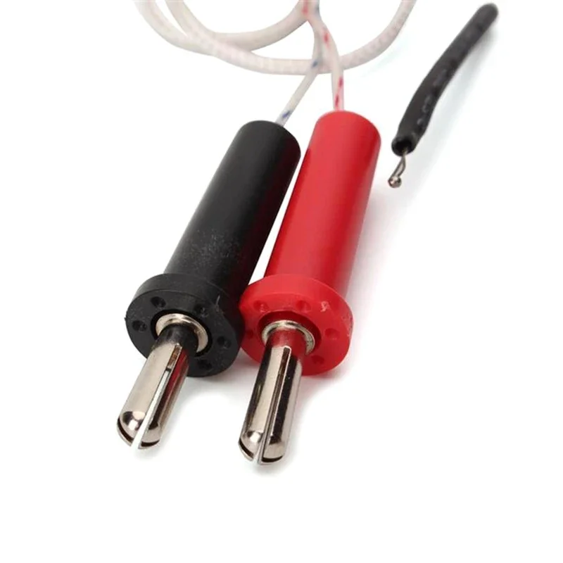 Handheld K Type Surface Thermocouple Temperature 100cm Wire Banana-type Plug Probe Measurement -50°C -350°C