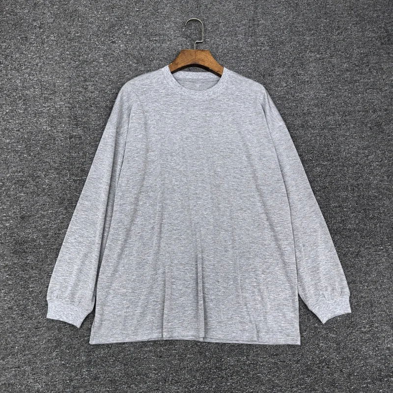 

Женский комплект свободных футболок с длинными рукавами, весна/лето 2026, новый стиль, минималистичный повседневный топ и брюки на шнурке