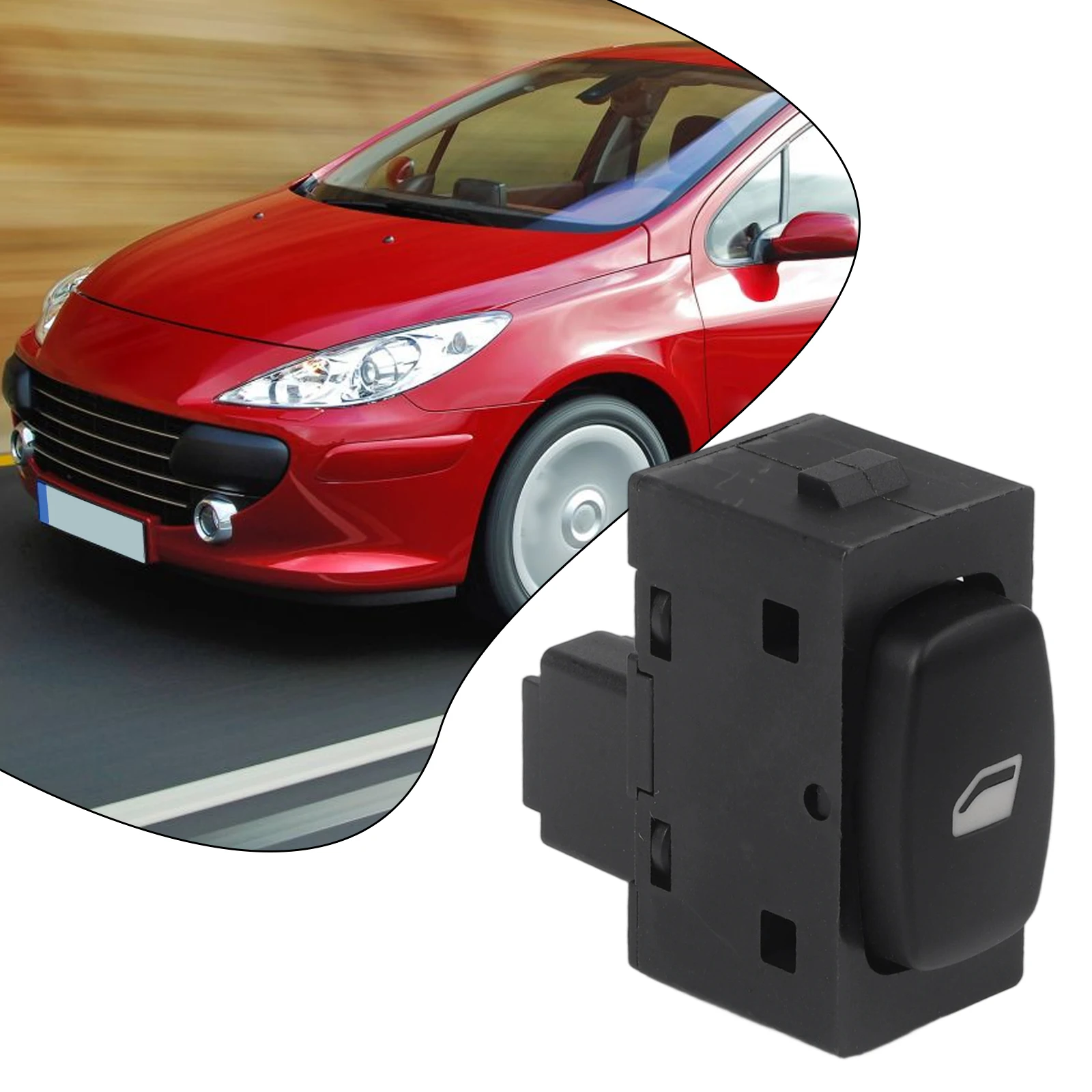 Interruptor de controle de janela para 307 SW 3H 2002 2014 Kombi e 407 2004 2010 com levantador regulador e peça OEM 6554E8