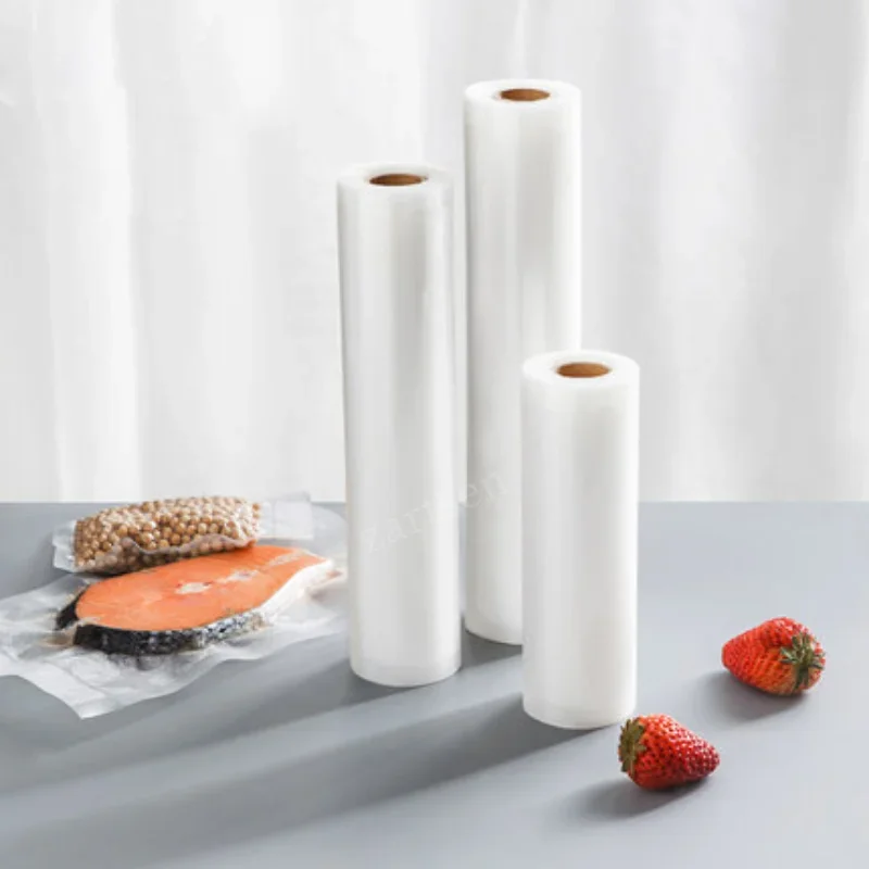 Household Food saver Vacuum bag Storage Bags Machine Film Sealer Vacuum Packer Saran Wrap Food Fresh Long Keeping 1 Roll