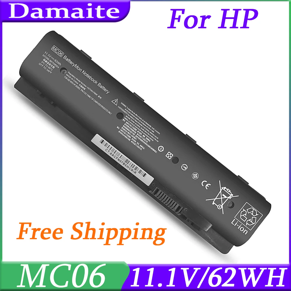 

MC06 MC04 Laptop Battery For HP ENVY 15-ae100 17-n000 17-r000 M7-n000 HSTNN-PB6L HSTNN-PB6R 806953-851 MC06062 N2L86AA TPN-C123