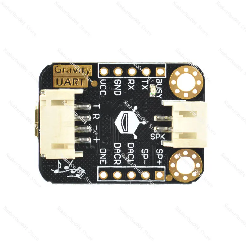 

Модуль голосового воспроизведения Gravity UART со встроенной памятью, поддерживает MP3 и WAV