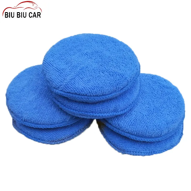 

1/5/10Pcs Special For Car Wash Care Polish Foam Sponge Soft Microfiber Car Wax Applicator Pad Polishing Sponge Apply Remove Wax