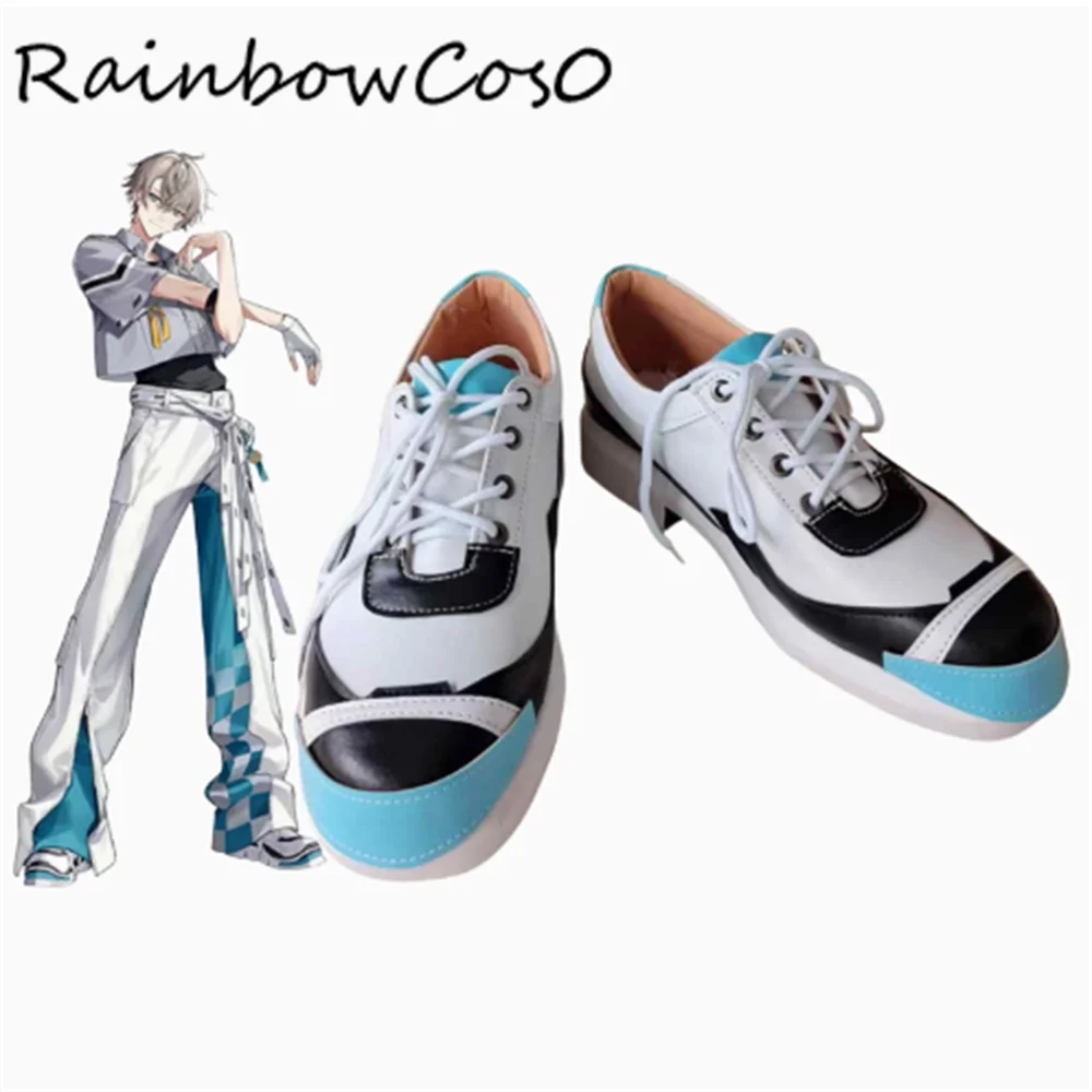 

Kaida Haru Virtual YouTuber VTuber Cosplay Shoes Boots Game Anime Party Halloween RainbowCos0 W5010