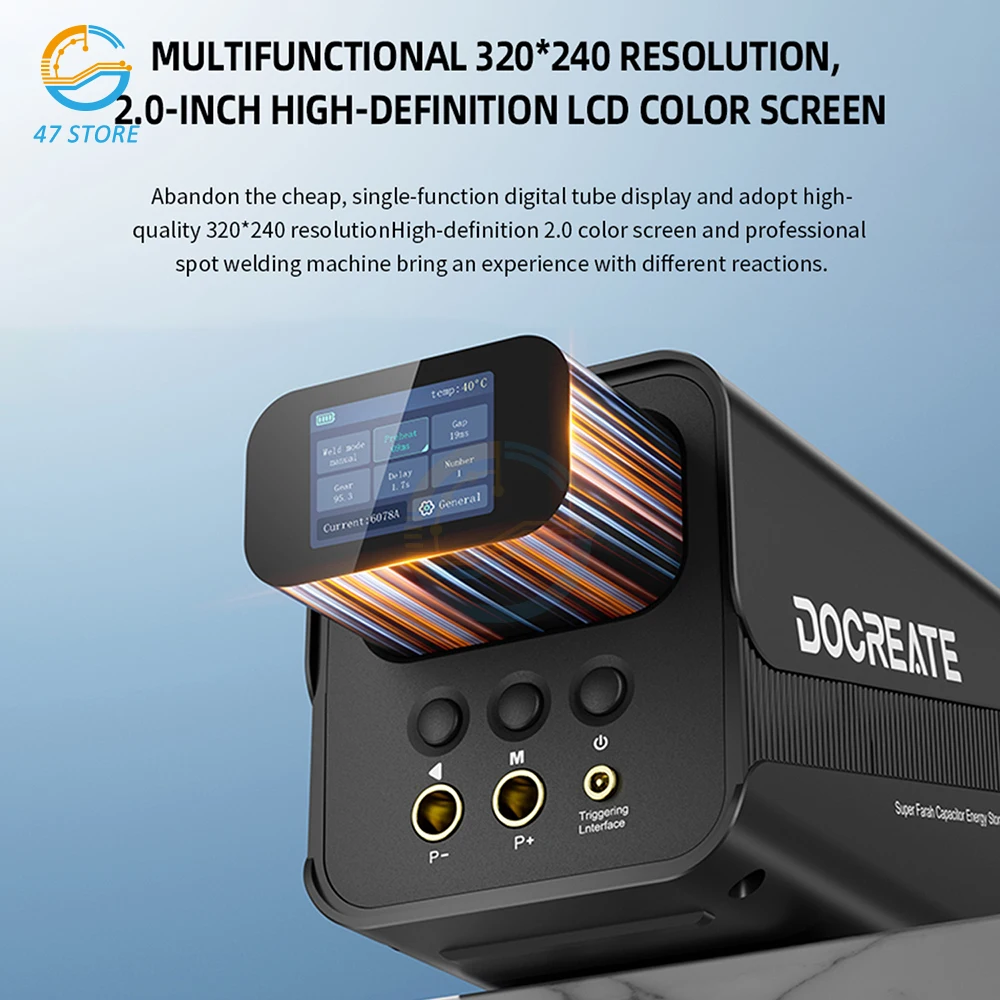 Soldador por puntos de batería 18650, salida 2000A, potencia de 11600W SK-10P con ajuste de 99 niveles para conjunto de batería de tira de níquel