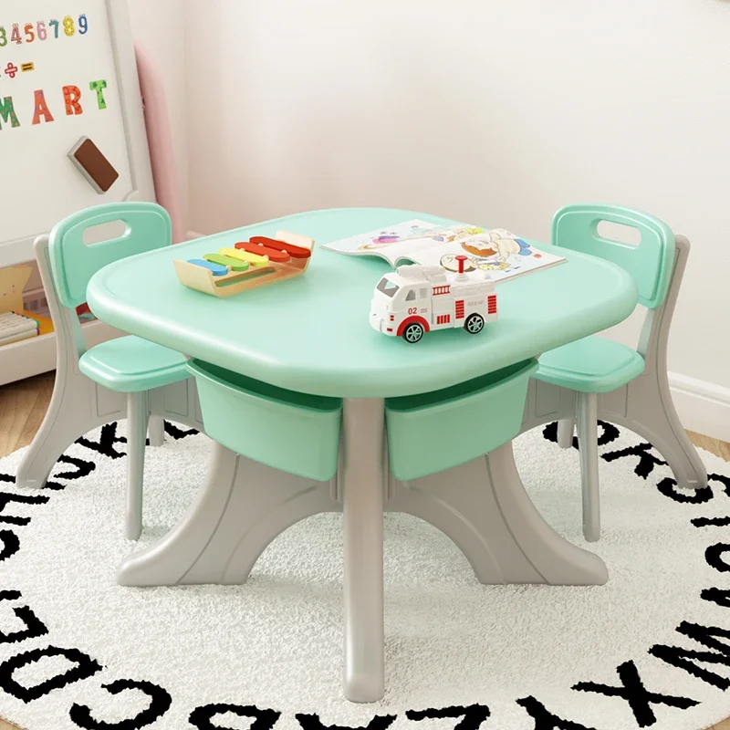 Children Tables Children's Desk Study Kids Set Furniture Childrens Student Chair Room Mesa Y Silla Infantil Elementary Child