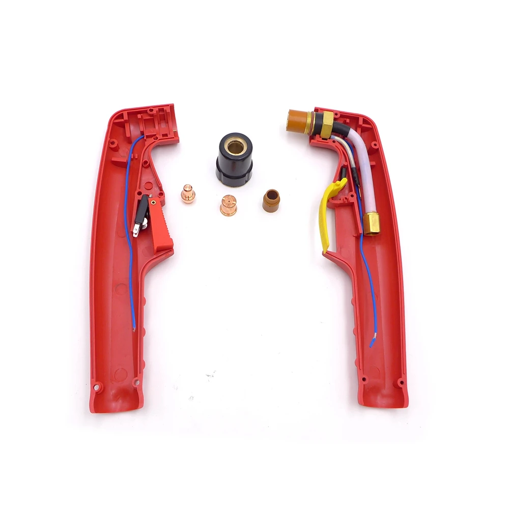 CB50 CS50 50A Air Cooled Plasma Cutting Torch Body Cutter Gun Red Handle 1PCS