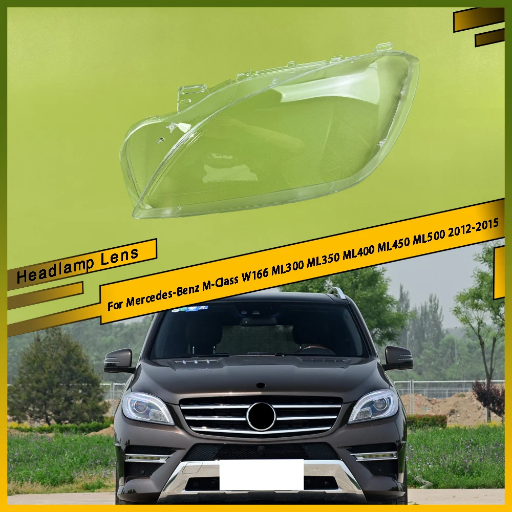 

Auto Accessory Transparent PC Material Headlight Cover For Mercedes-Benz M-Class W166 ML300 ML350 ML400 ML450 ML500 2012 - 2015