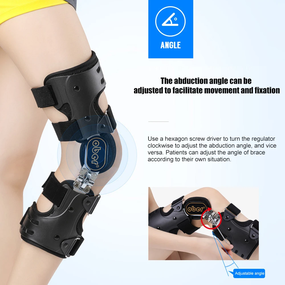 ROM Knee Brace, Support for Arthritis Pain, Osteoarthritis, Cartilage Defect Repair, Avascular Necrosis, Tibial Plateau Fracture