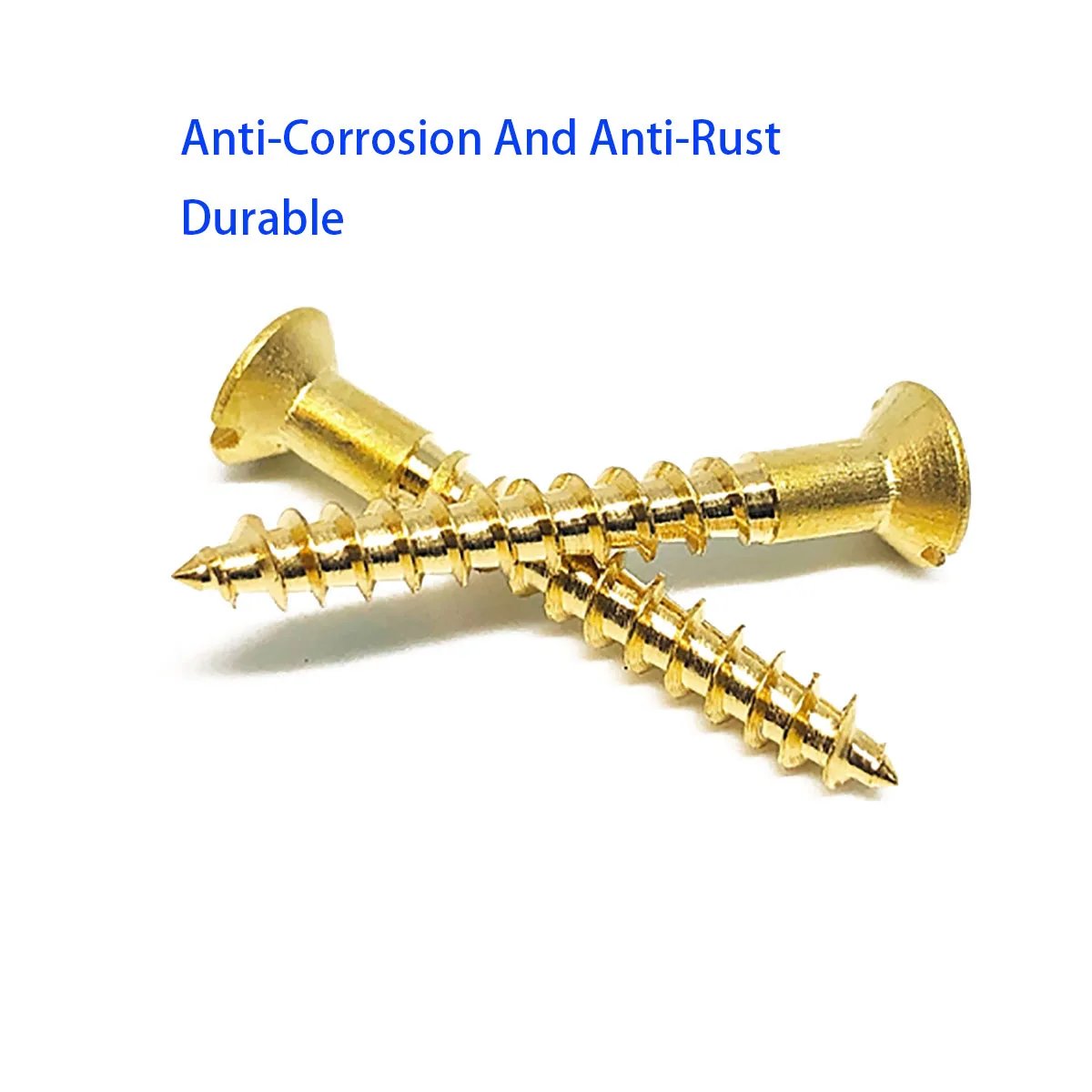 Solid Brass DIN95 Semi Sunk Groove Round Head Self Tapping Screw M2 M2.5 M3 M4 M4.5 M5
