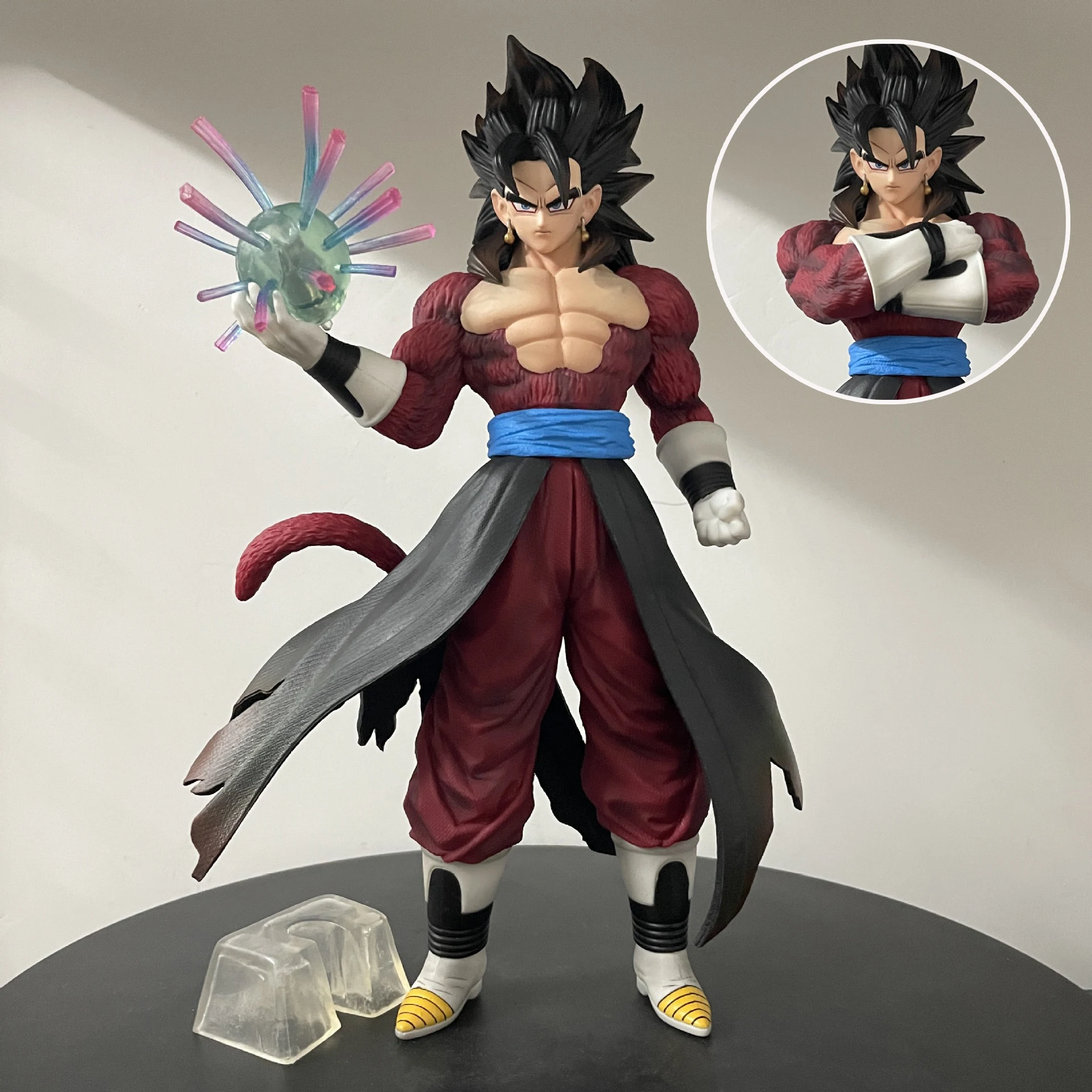 

29 см аниме Vegetto фигурки Dragon Ball Z Super Saiyan 4 Vegetto ПВХ статуя Коллекционные фигурки украшения игрушка в подарок