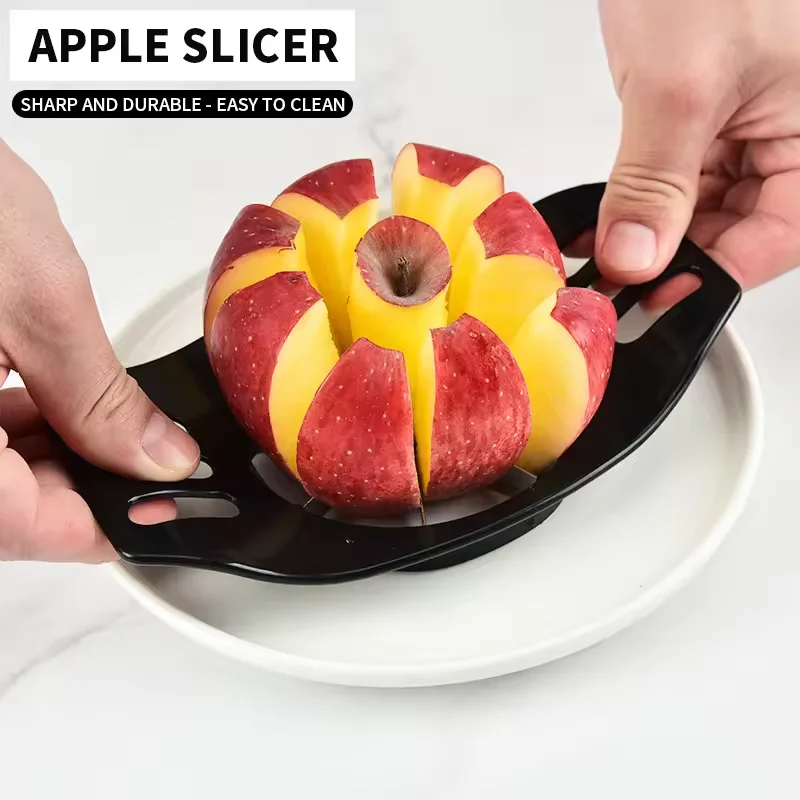 Stainless Steel for Apple Cutter Handle Divider Vegetable In Seconds Takes Cutting Fruit Tools The Core Removes Kitchen Tool - view 3