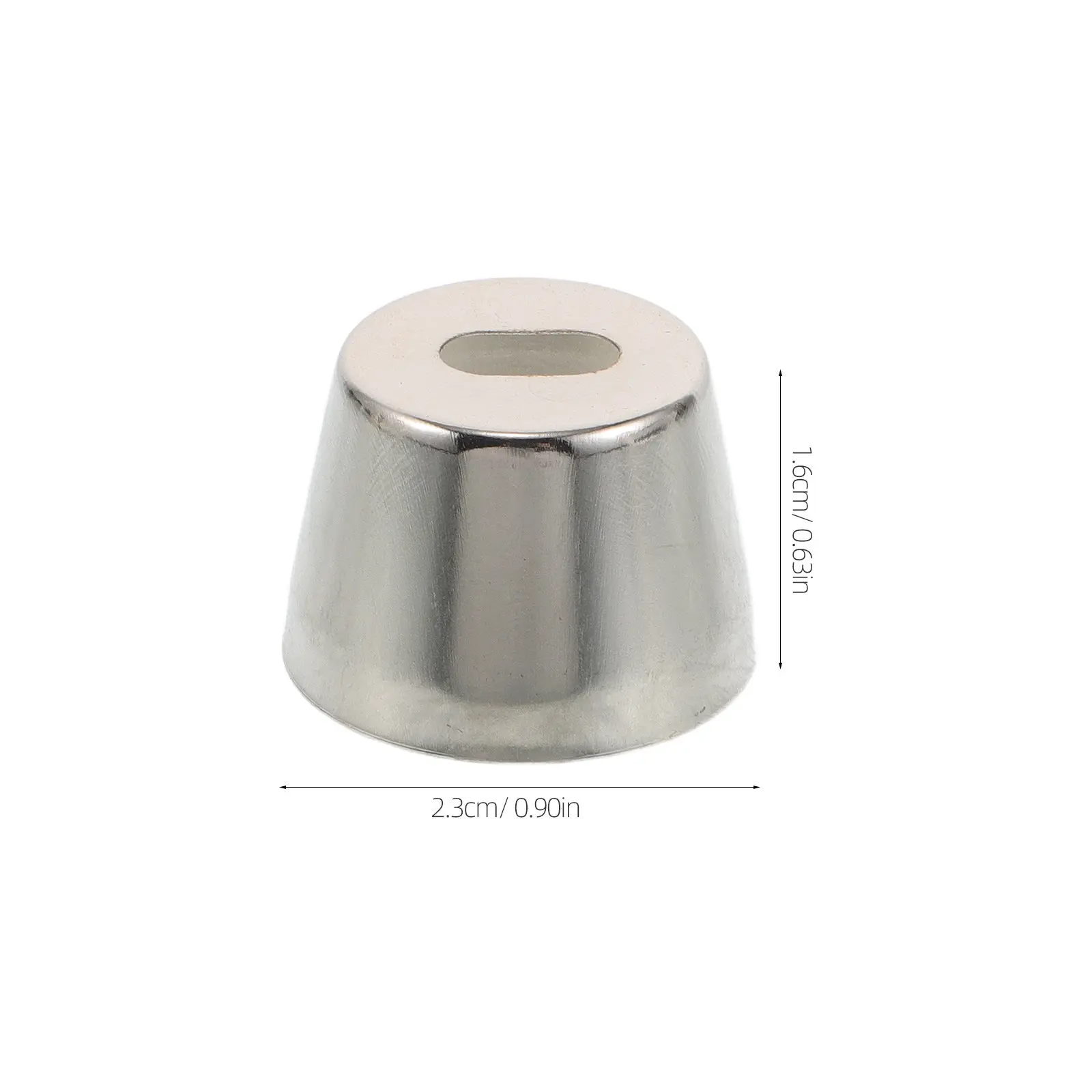 50Pcs Replacement Knife Ferrule Nickel Plated for Handcrafted Kitchen Knives Wood Handle Stability Maintenance