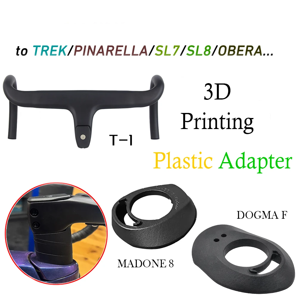 

Для одного руля, нейлоновый пластиковый адаптер с 3D-печатью для Trek/Pinarello/Colnago/CANNONDALE/BMC/Factor/FOCUS/OBERA
