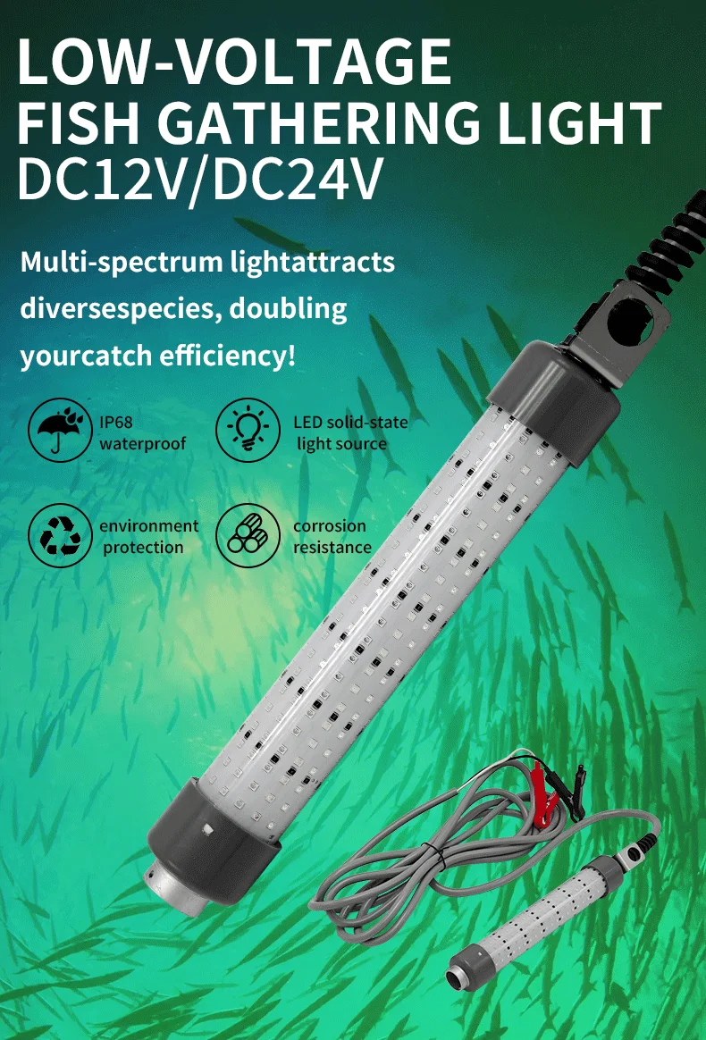 200w Fishing Light Stick ultra Bright Glow for Kayak Canoe Inflatable Boat Emergency Night Fishing