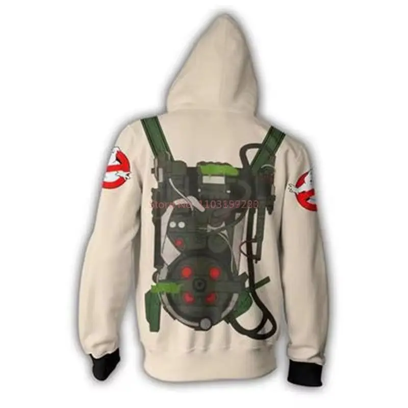 Spot Ghostbusters 3d Printed Hoodies Cardigans Hoodies Cosplay Anime Peripherals Neutral Outfit Casual Style