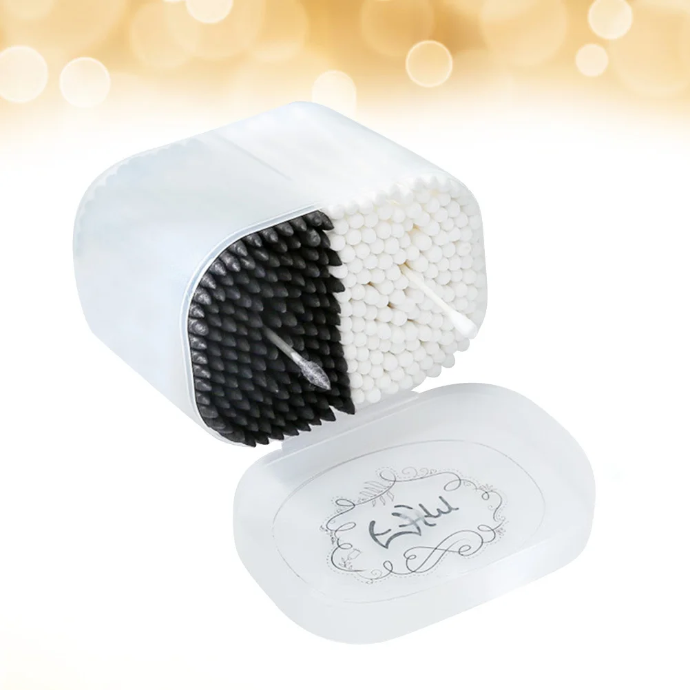 300 قطعة مسحات قطنية نصائح مزدوجة مدببة مادة ممتازة أدوات ماكياج للاستعمال مرة واحدة للعناية بالجروح مسحات تنظيف