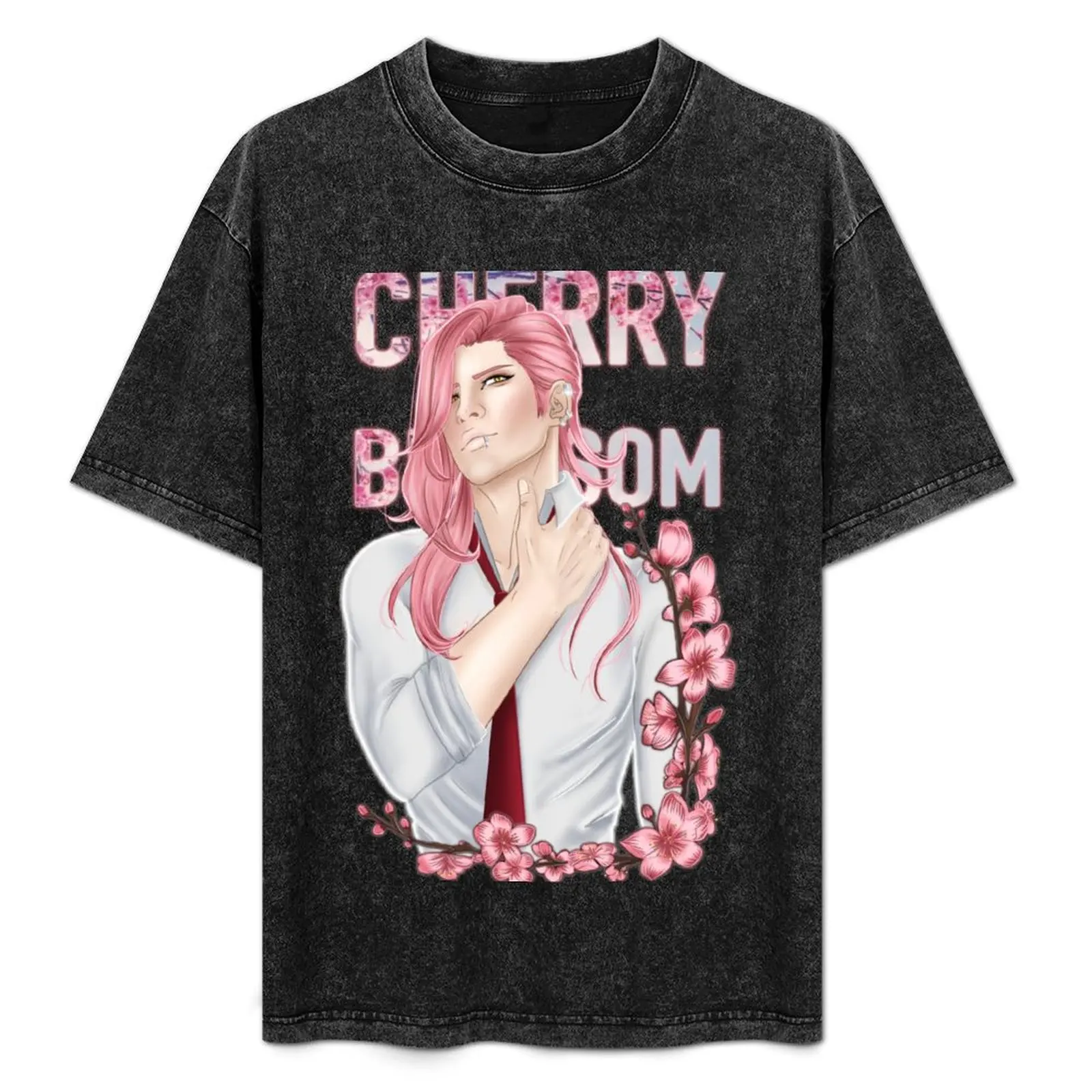 

Футболка Cherry Blossom SK8 из эластичной ткани, удобная футболка