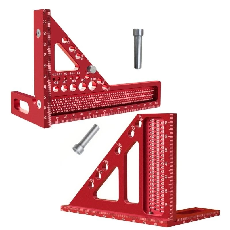 G92C High Precisions Layout Ruler Miters Square Rule for Engineers & Home Improvement
