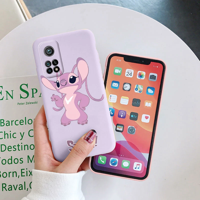 Lilo Stitch etui na telefony dla Xiaomi Mi 10T Pro 5G aparat ochrony miękka okładka silikonowa kreskówka Funda dla Xiaomi 10T Mi10T Capa