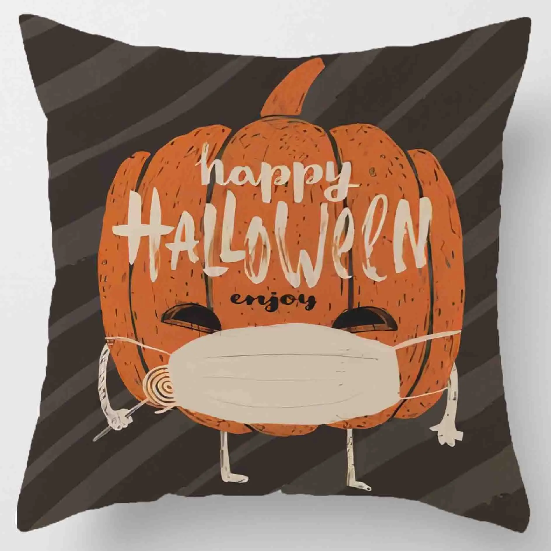 2024 New Halloween pillowcase 45* 45cm home decoration sofa pillow case