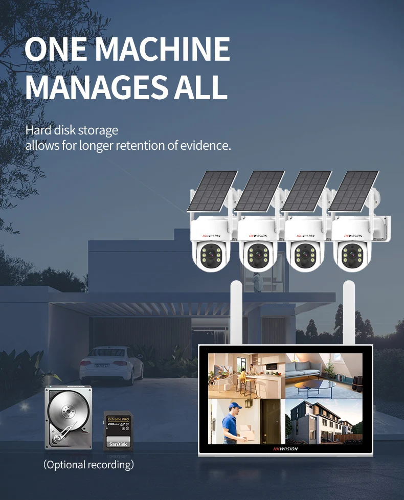 10.1 Inch Wireless WIFI Touch Screen Monitor Indoor Outdoor Battery Powered Manufacturer Supplied Surveillance