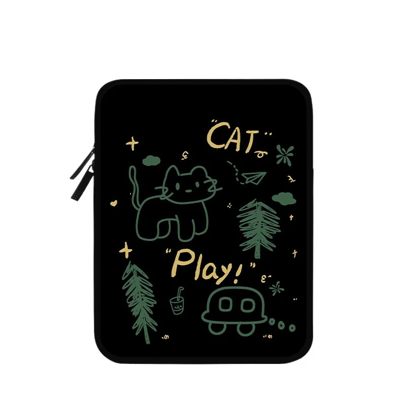 

Cute Cartoon Cat Liner Storage Bag Laptop Bag 14 Suitable for Air Huawei 15-inch Apple Mac13 Protective Cover HP Dell Liner Bag