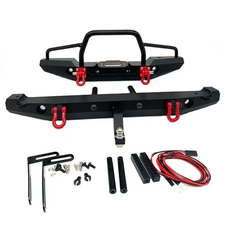 

Metal Front/Rear Anti-Collision Bumper for 1:10 RC Crawler Car TRXS TRX-4 Axial SCX10 SCX10-II 90046 90047