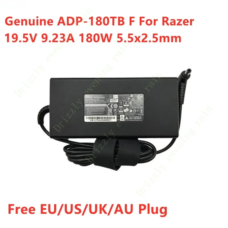 Genuine 19.5v 9.23a 180W ADP-180TB F RC30-02700200 power supply AC adapter for Razer RZ09-02705W75 RZ09-02705 laptop charger