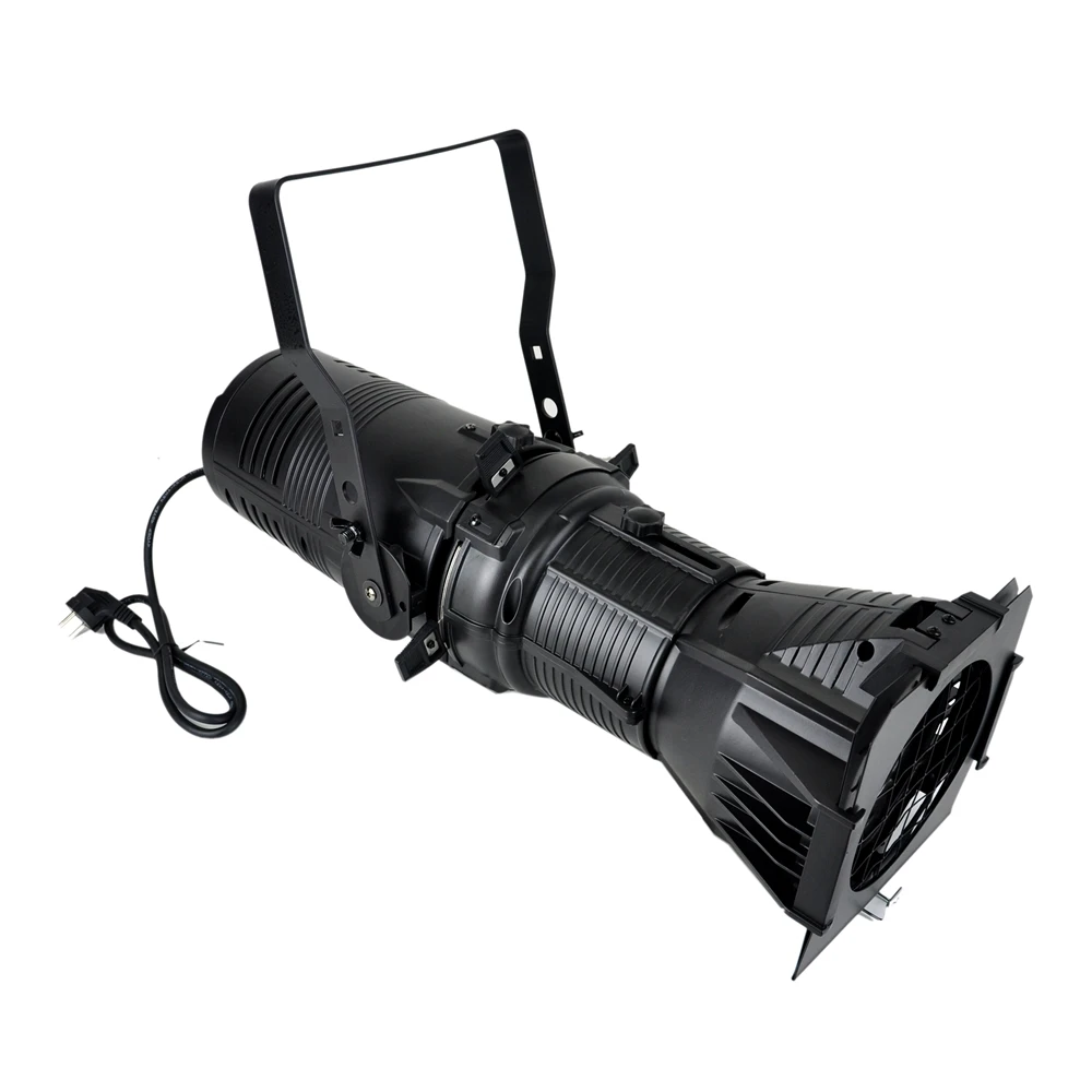 TIPTOP-DMX Refletor elipsoidal, Alumínio Shell, Iluminação LED Palco, Perfil Spot, 19 °, 26 °, 36 °, 200W