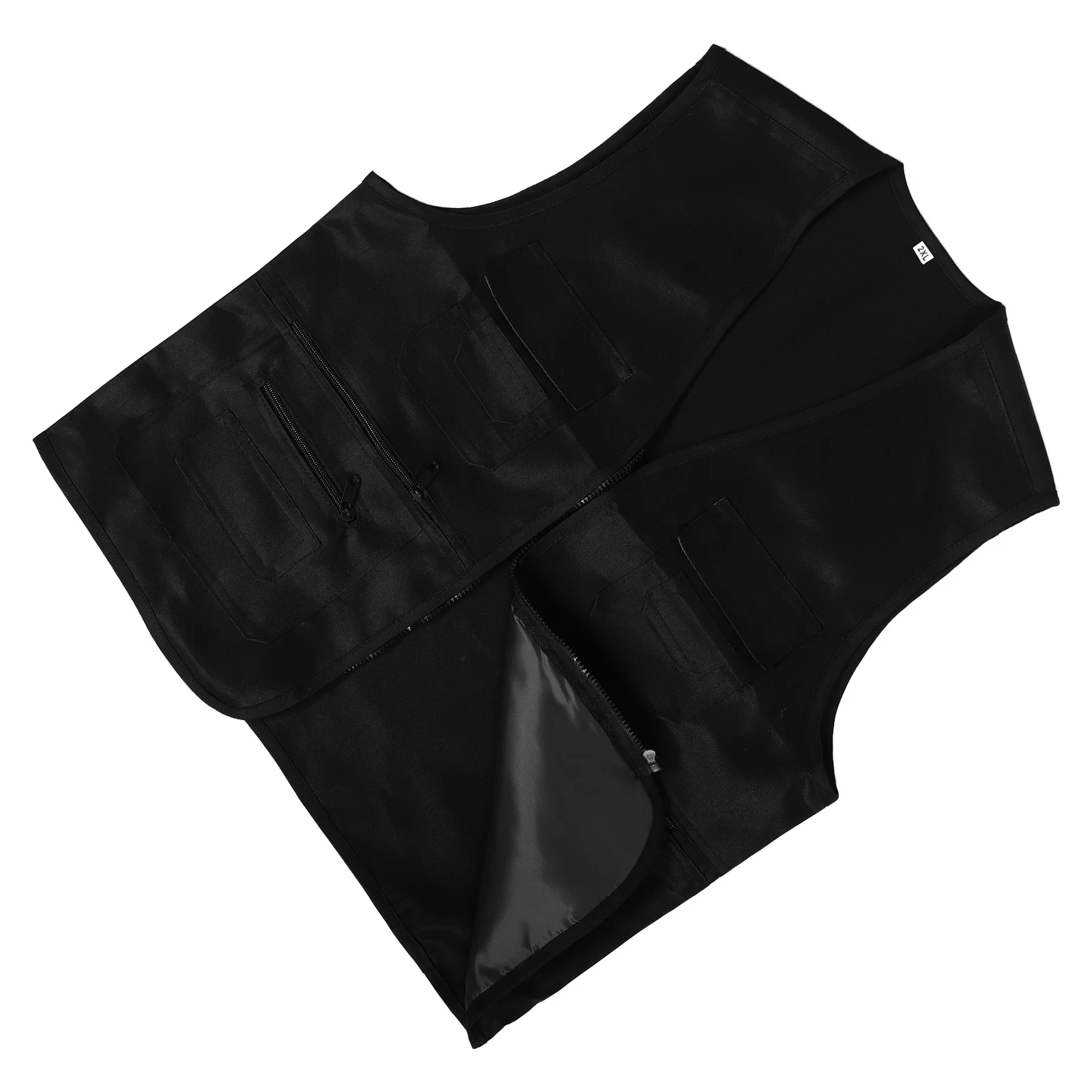 Multifunctional Fishing For Men Lightweight V-Neck Outdoor Vest With Multiple Pockets Durable Camping Hiking Travel Workwear