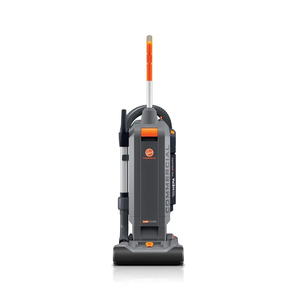 

Commercial 13-Inch 2-Speed Upright Vacuum Cleaner with Quiet Bagged HEPA Filtered Professional Rated