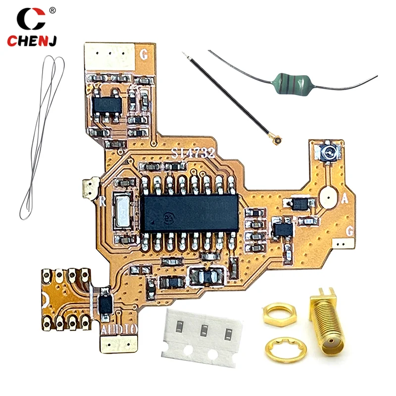 Nowość w wersji Uvk5/k6 PLUS FPC SI4732 Chip i moduł modyfikacji komponentów oscylatora kryształowego dla Quansheng UV-K5 Accessorie