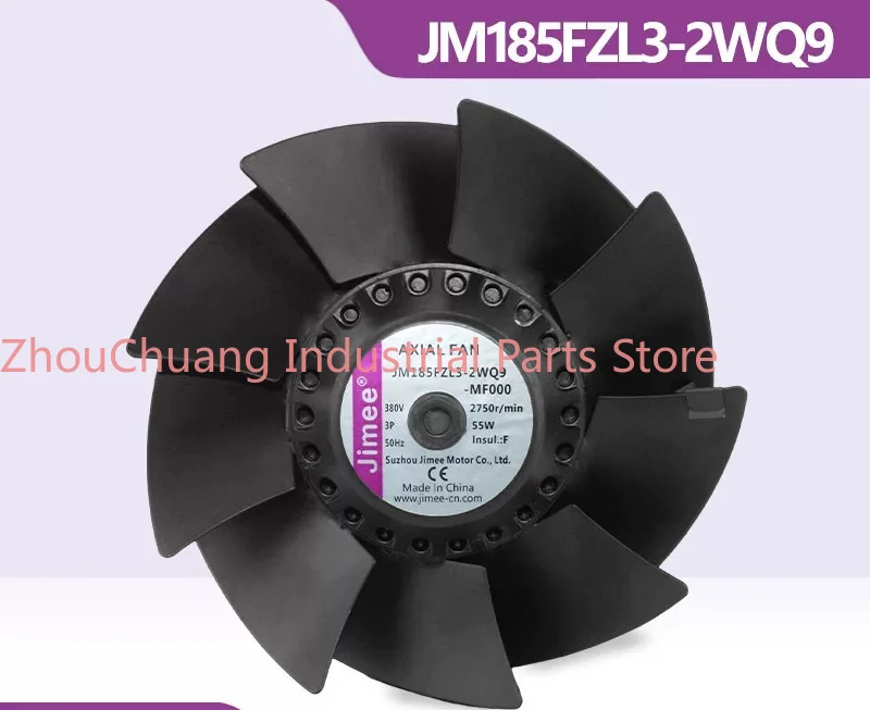 

JIMEE JM185FZL3-2WQ9 external rotor fan, frequency conversion servo motor, pure copper movement, heat dissipation
