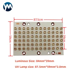 Apparecchio Uv a luce Led UV da 216W 365nm 385nn 395nm 405nm per la polimerizzazione dell'inchiostro di varie industrie di stampa