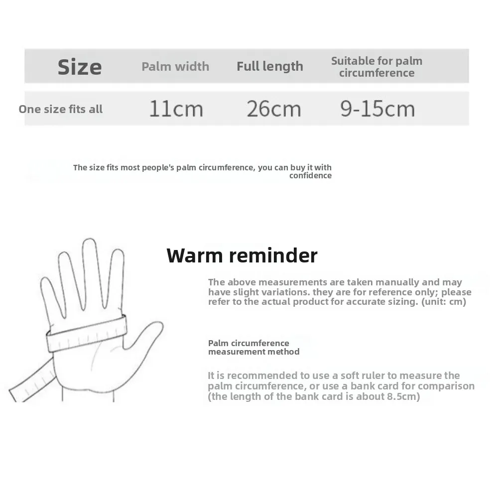 Thickened Fleece Winter Gloves Touchscreen Compatible Windproof Riding Gloves Warmth Cold Proof Bike Riding Gloves