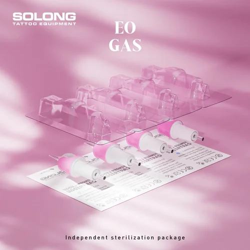 Imagen 2 del producto 40 Uds. Cartuchos de tatuaje Solong RL/RS/RM agujas de tatuaje esterilizadas desechables máquina de maquillaje permanente para Piercing suministros de tatuaje