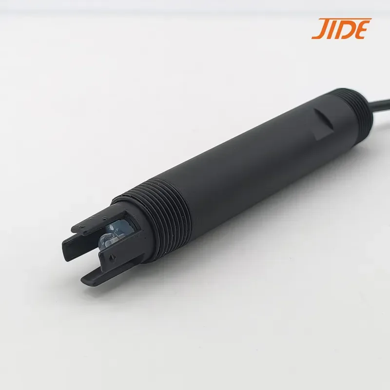 In-line pH Sensor 0-14pH with 4-20mA RS485 Output for Water Treatment pH Controller Transmitter