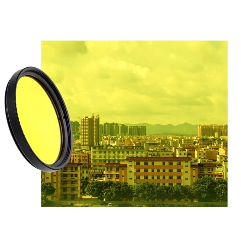 30 37 40.5 43 46 49mm Universal Screw-in Full Color Filter RAL Code Lens Filter Red Orange Yellow Green Purple Blue