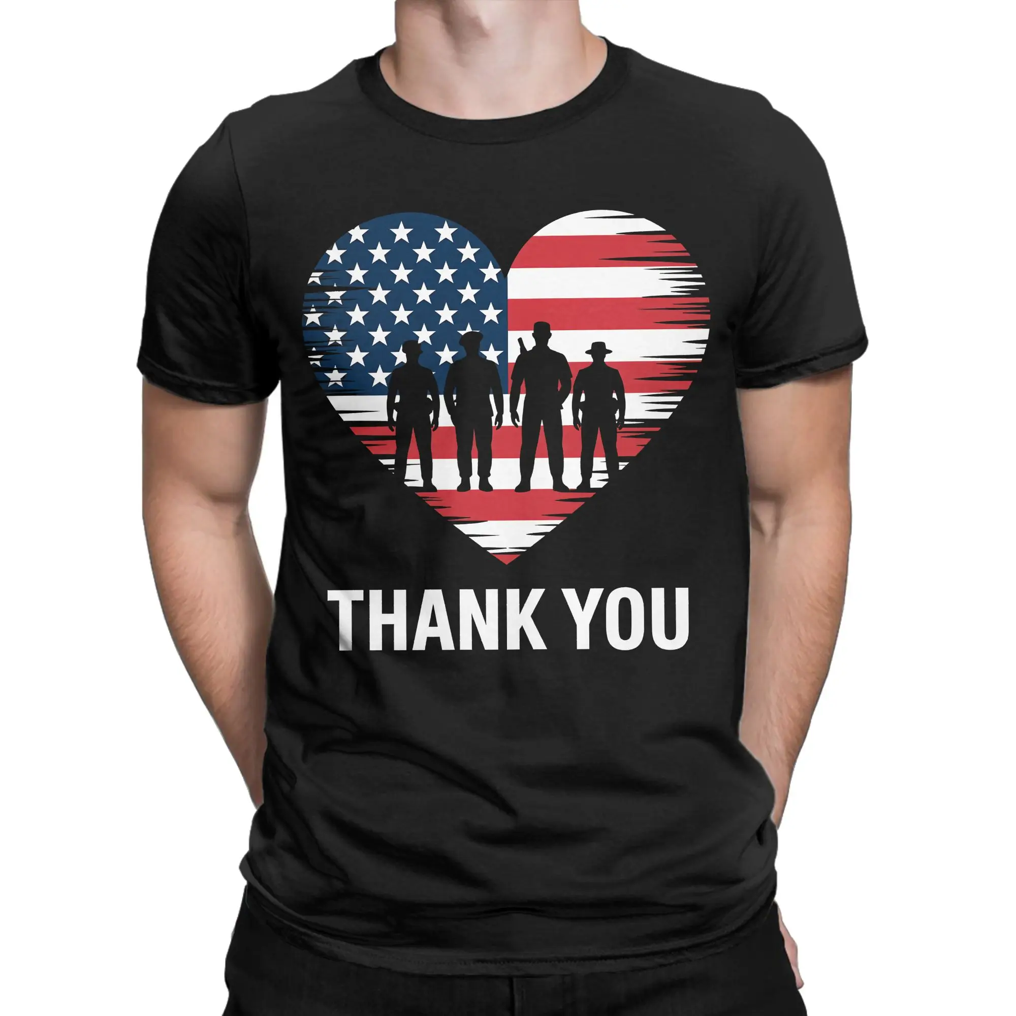 Camisetas Patrióticas do Dia da Memória para Homens e Mulheres, Camiseta de Algodão Puro para Lazer, Camiseta 'Forever Remember', Roupas Plus Size