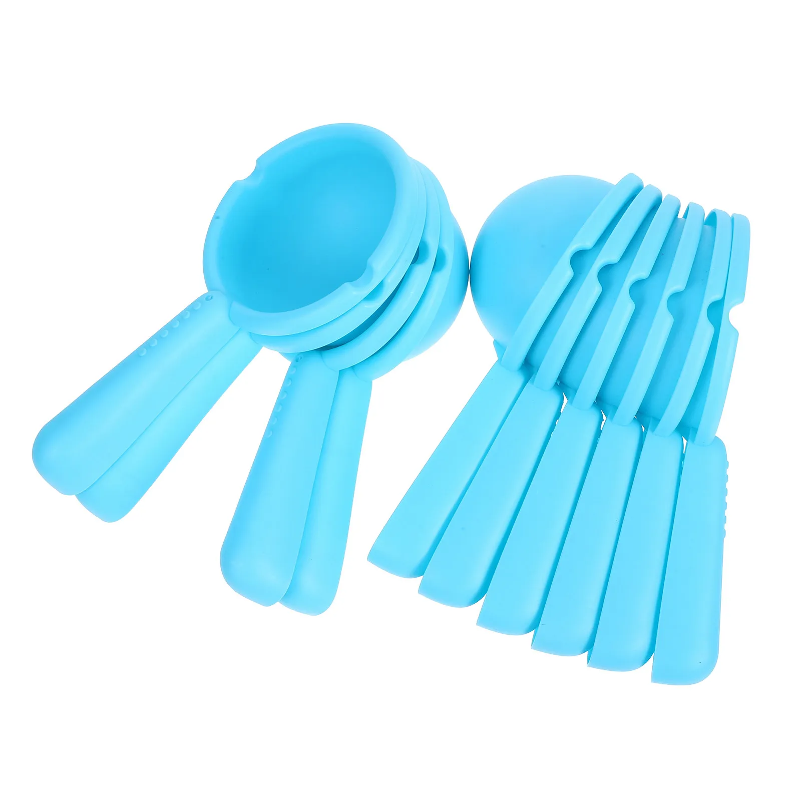10Pcs Kids Beach Sand Scoops Shovels for Digging Castle Building Versatile Use in Garden Park Pool Outdoor Areas