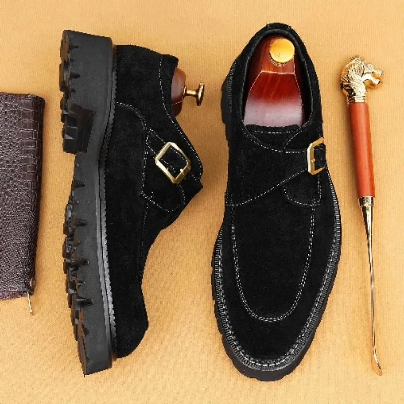

Leather Shoes Men Casual Men's Shoes Genuine Leather Slip-On Formal Shoes
